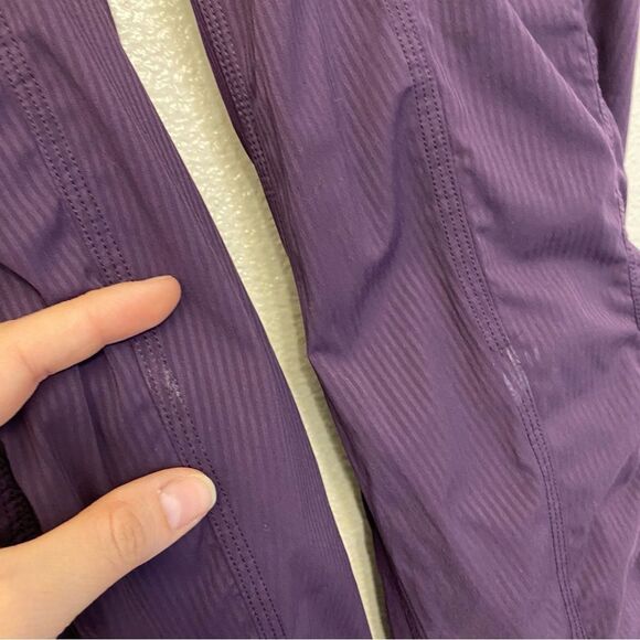 Lululemon Street To Studio Pant II Deep Zinfandel purple lightweight crop 6 - Picture 11 of 12